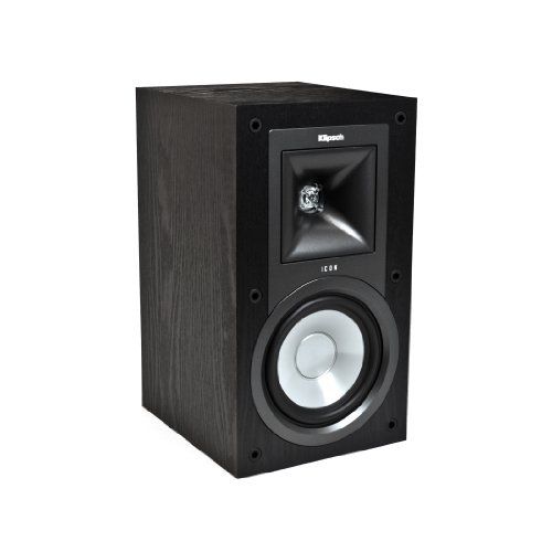 클립쉬 Klipsch KB 15 Icon 5 1/4 Inch 2 Way Bookshelf Speakers (Black Ash, Set of 2)