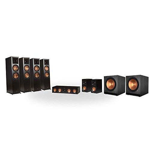 클립쉬 Klipsch RP 8060FA 7.2.4 Dolby Atmos Home Theater System Ebony