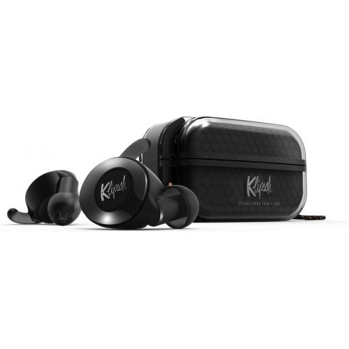 클립쉬 Klipsch T5 II True Wireless Sport Headphones with Waterproof Earphones Case (Black) and Built in Microphone w/Clear Voice Chat Bundle Including Deco Gear Power Bank 8000 mAh with W