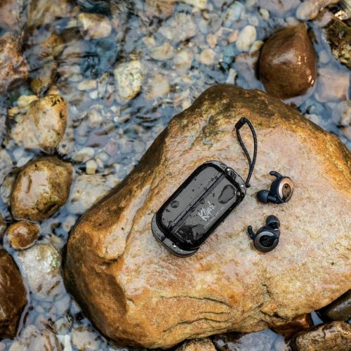 클립쉬 Klipsch T5 II True Wireless Sport Headphones with Waterproof Earphones Case (Black) and Built in Microphone w/Clear Voice Chat Bundle Including Deco Gear Power Bank 8000 mAh with W