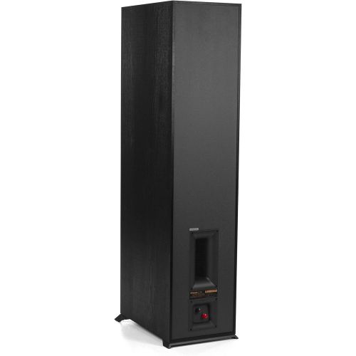 클립쉬 Klipsch Reference R 820F Floorstanding Speaker for Home Theater Systems with 8” Dual Woofers, Tower Speakers with Bass Reflex via Rear Firing Tractrix Ports in Black