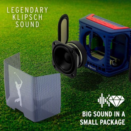 클립쉬 Klipsch PGA Tour Edition Groove Portable Wireless Bluetooth Speaker with 8 Hour Battery and IP56 Splashproof and Dustproof