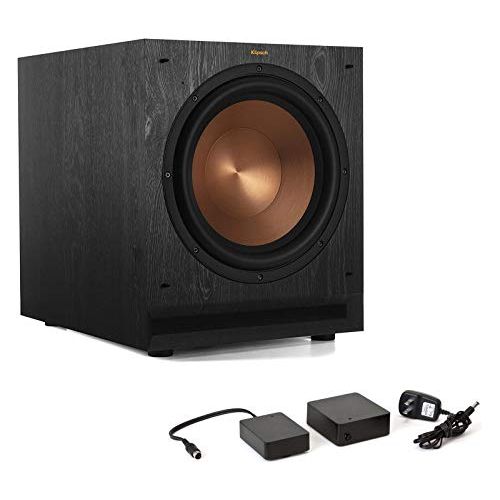 클립쉬 Klipsch SPL 120 12 inch Powered Subwoofer Bundle with Klipsch WA2 Wireless Adapter Ebony