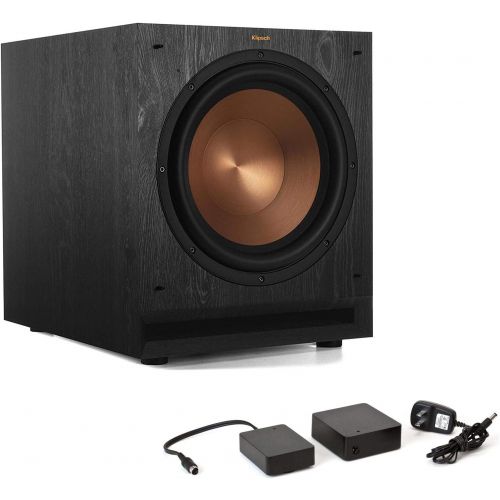 클립쉬 Klipsch SPL 120 12 inch Powered Subwoofer Bundle with Klipsch WA2 Wireless Adapter Ebony