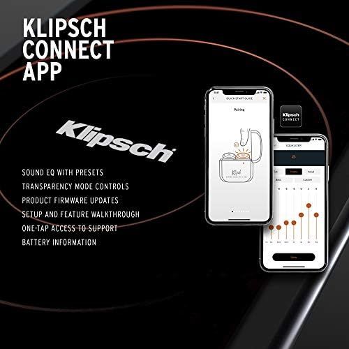 클립쉬 Klipsch T5 True Wireless Headphones, Silver