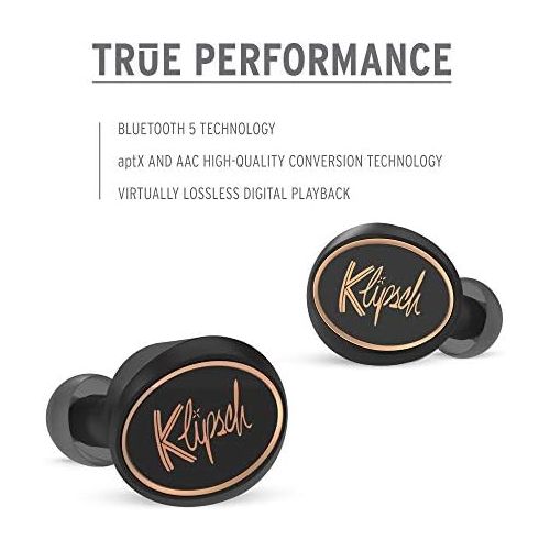 클립쉬 Klipsch T5 True Wireless Headphones, Silver