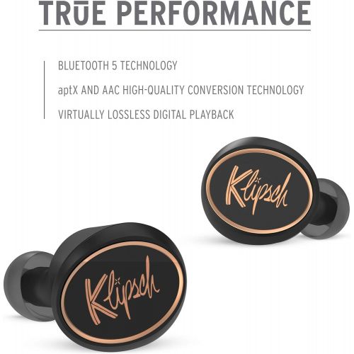 클립쉬 Klipsch T5 True Wireless Headphones, Silver