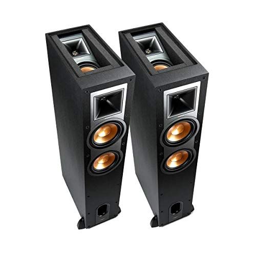 클립쉬 Klipsch Reference R 26FA Dolby Atmos Floorstanding Speakers, Black, Pair