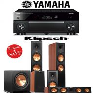 Klipsch RP-280F 5.1 Reference Premiere Home Theater System (Cherry) with Yamaha RX-A1060BL AVENTAGE 7.2-Ch Network AV Receiver