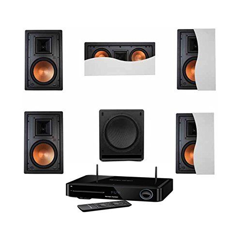 클립쉬 Klipsch R-5800-WII In-Wall System #14-HK BDS-580BQ 5.1 Channel