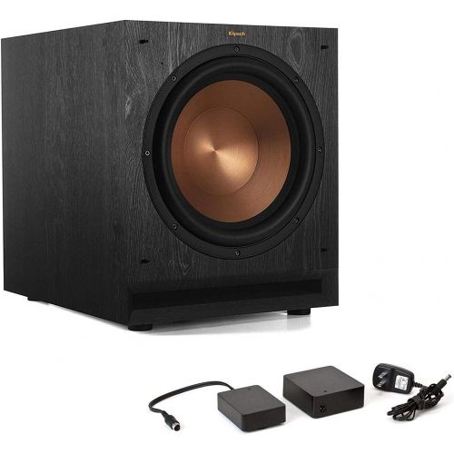 클립쉬 Klipsch SLP-120 12-inch Powered Subwoofer Bundle Klipsch WA2 Wireless Adapter - Ebony