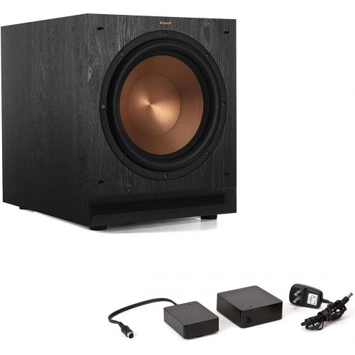 클립쉬 Klipsch SLP-120 12-inch Powered Subwoofer Bundle Klipsch WA2 Wireless Adapter - Ebony