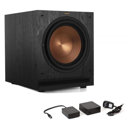 클립쉬 Klipsch SLP-120 12-inch Powered Subwoofer Bundle Klipsch WA2 Wireless Adapter - Ebony