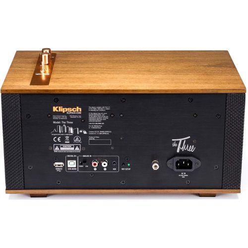 클립쉬 Klipsch Heritage Wireless Three Tabletop Stereo System (Walnut)