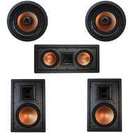 Klipsc h Klipsch 5.0 In-Wall System with with 2 R-5800-W II In-Wall Speakers, 1 Klipsch R-5502-W II In-Wall Speaker, 2 Klipsch CDT-5800-C II
