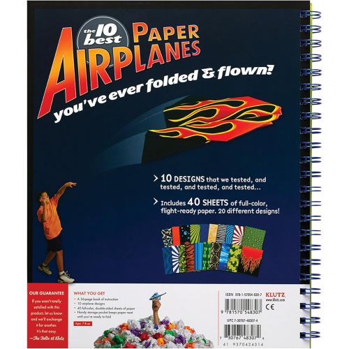  Klutz Book of Paper Airplanes Craft Kit