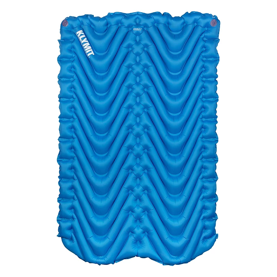  Klymit Double V Inflatable Sleeping Mat in Blue