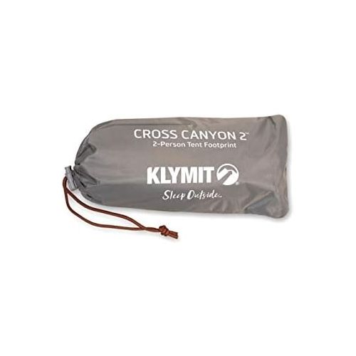  Klymit Cross Canyon Tent Foot Print - 2 Person, Grey, 09C2GRFPB