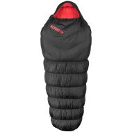 Klymit KSB 0° 4-Season Mummy Style Down Sleeping Bag, Oversized Black/Red