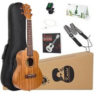 [아마존핫딜][아마존 핫딜] Tenor Ukulele Mahogany 26 inch Ukelele Uke for Beginner with Instruction Booklet Strap Tuner Picks String and Gig Bag by Kmise