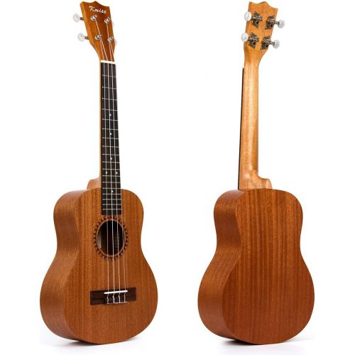  Kmise Tenor Ukulele 26 inch Ukelele Hawaiian Guitar With Aquila Ukele Strings (Ukulele-A7)