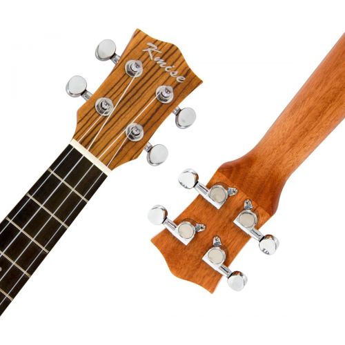  Kmise Travel Ukulele Tenor Thin Body 26 inch Zebra Ukelele Uke Hawaii Guitar 18 Fret