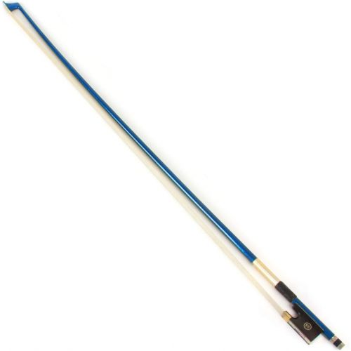 Kmise Violin Bow Stunning Bow Carbon Fiber for Violins (1/2, Blue)