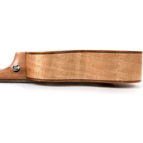  [아마존베스트]Classical Ukulele Kit Tiger Flame Okoume Wood for Beginner and Professional Player By Kmise (21 Inch Soprano)