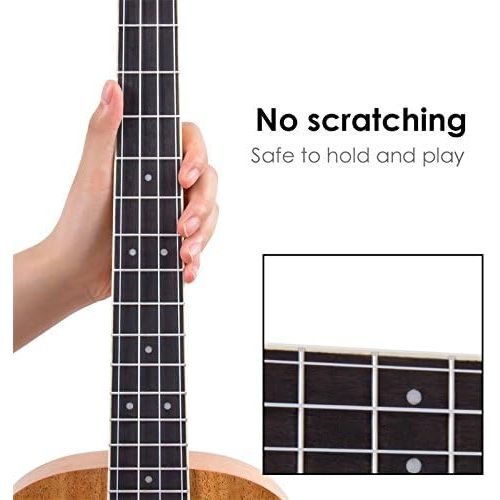  [아마존베스트]Kmise Baritone Ukulele 30 Inch Ukelele Uke 4 String Guitar With Ukele Picks Strap Tuner G-C-E-A String (Mahogany Body)