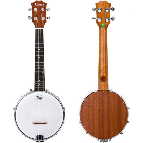  [아마존베스트]Kmise Banjo Ukulele 4 String Banjos lele Ukelele Uke Concert 23 Inch Size (Type 4)