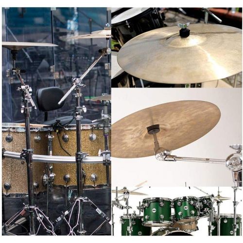  [아마존베스트]KnR Harmony Cymbal Accessories Pack of 12 4 Cymbal Felts & 2 Cymbal Cases & 2 Wing Nuts & 4 Washers for Drum