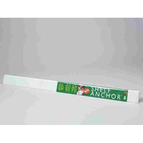  Knape & Vogt Shelf Anchor 36 White Boxed 5/8