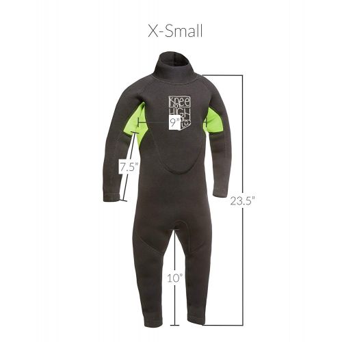  Knee High Surf Co. Kids Wetsuit Full Suit for Infant Toddler and Baby