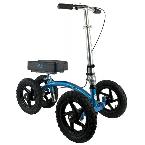  NEW KneeRover QUAD All Terrain Knee Walker in Metallic Blue