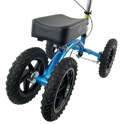  NEW KneeRover QUAD All Terrain Knee Walker in Metallic Blue