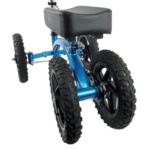  NEW KneeRover QUAD All Terrain Knee Walker in Metallic Blue