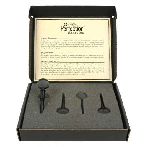  Knilling 4/4 size Perfection Planetary Geared Violin Peg Set with Synthetic Head