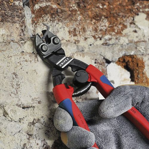  Knipex Tools KNIPEX Tools 71 12 200 CoBolt High Leverage Compact Bolt Cutters with Spring, Comfort Grip