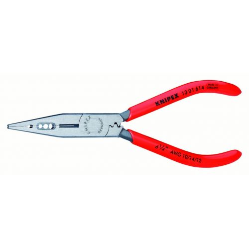  Knipex Tools KNIPEX Tools 13 01 614, 6.25-Inch 4-In-1 Electricians Pliers, AWG 101214