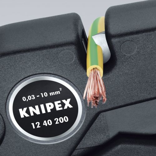  Knipex Tools KNIPEX Tools 12 40 200, Self Adjusting Insulation Strippers AWG 7-32