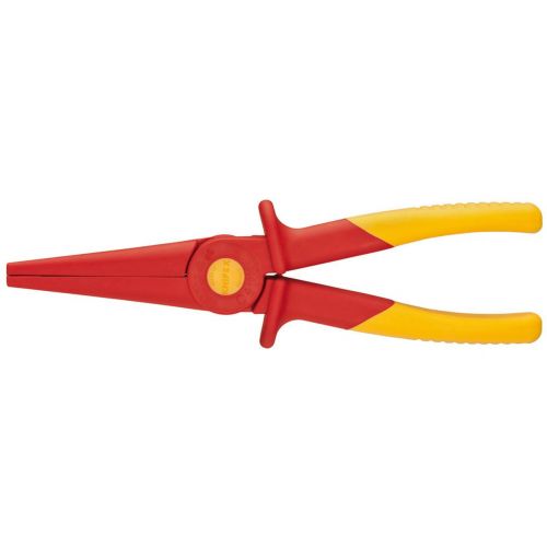  Knipex Tools KNIPEX Tools 98 62 02 Flat Nose Plastic Pliers 1000V Insulated, RedYellow