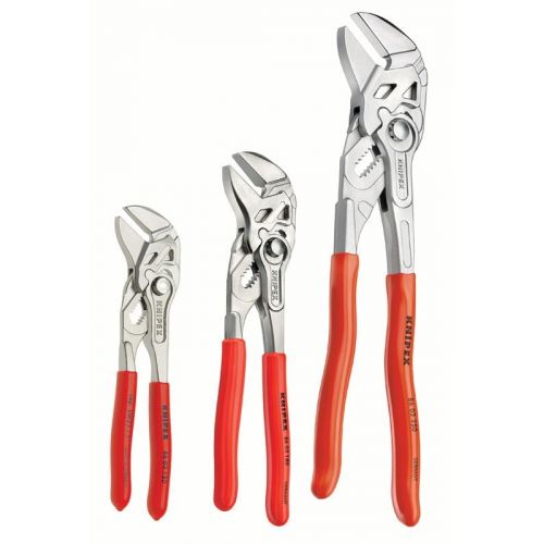  Knipex Tools KNIPEX Tools 9K 00 80 45 US, Pliers Wrench 6, 7.25, and 10-Inch Set, 3-Piece