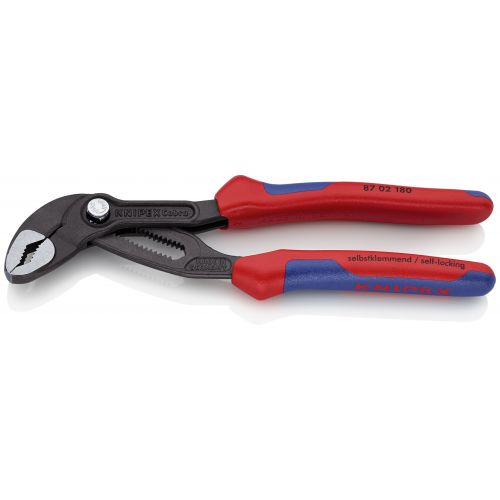  Knipex Tools KNIPEX Tools 9K 00 80 05 US, Cobra Pliers Set, Comfort Grip Handles 7, 10, and 12-Inch, 3-Piece