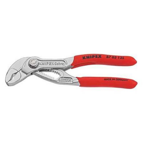  Knipex Tools KNIPEX Tongue and Groove Pliers,Chrome,5in.L 87 03 125