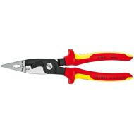 Knipex Tools KNIPEX Tools 13 88 8 US, 6-In-1 Electrical Installation Pliers 1,000V Insulated