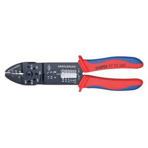  Knipex Tools KNIPEX Wire Stripper,18 to 10 AWG,9-14 In 97 22 240