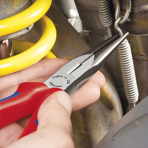  Knipex Tools KNIPEX Tools 26 11 200, 8-Inch Long Needle Nose Pliers with Cutter