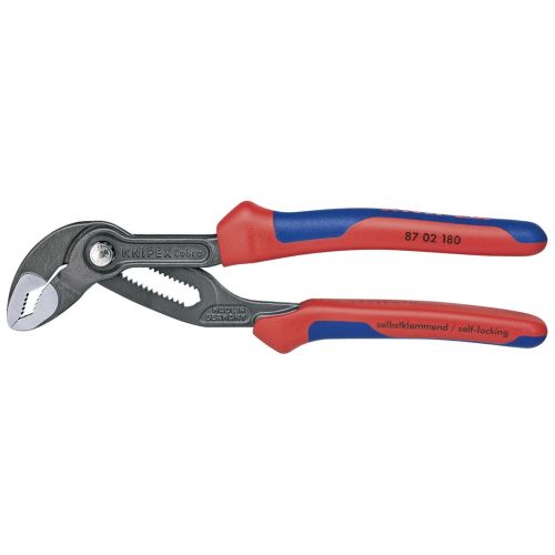  Knipex Tools KNIPEX Tools 87 02 180, 7 14-Inch Cobra Pliers with Comfort Grip Handles