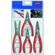 Knipex Tools KNIPEX Tools 00 20 03 SB, Precision Circlip Snap-Ring Pliers Set, 4-Piece