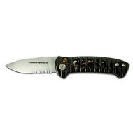 Knives Of Alaska Recon Patrol Auto Serrated Knife, OD/Black